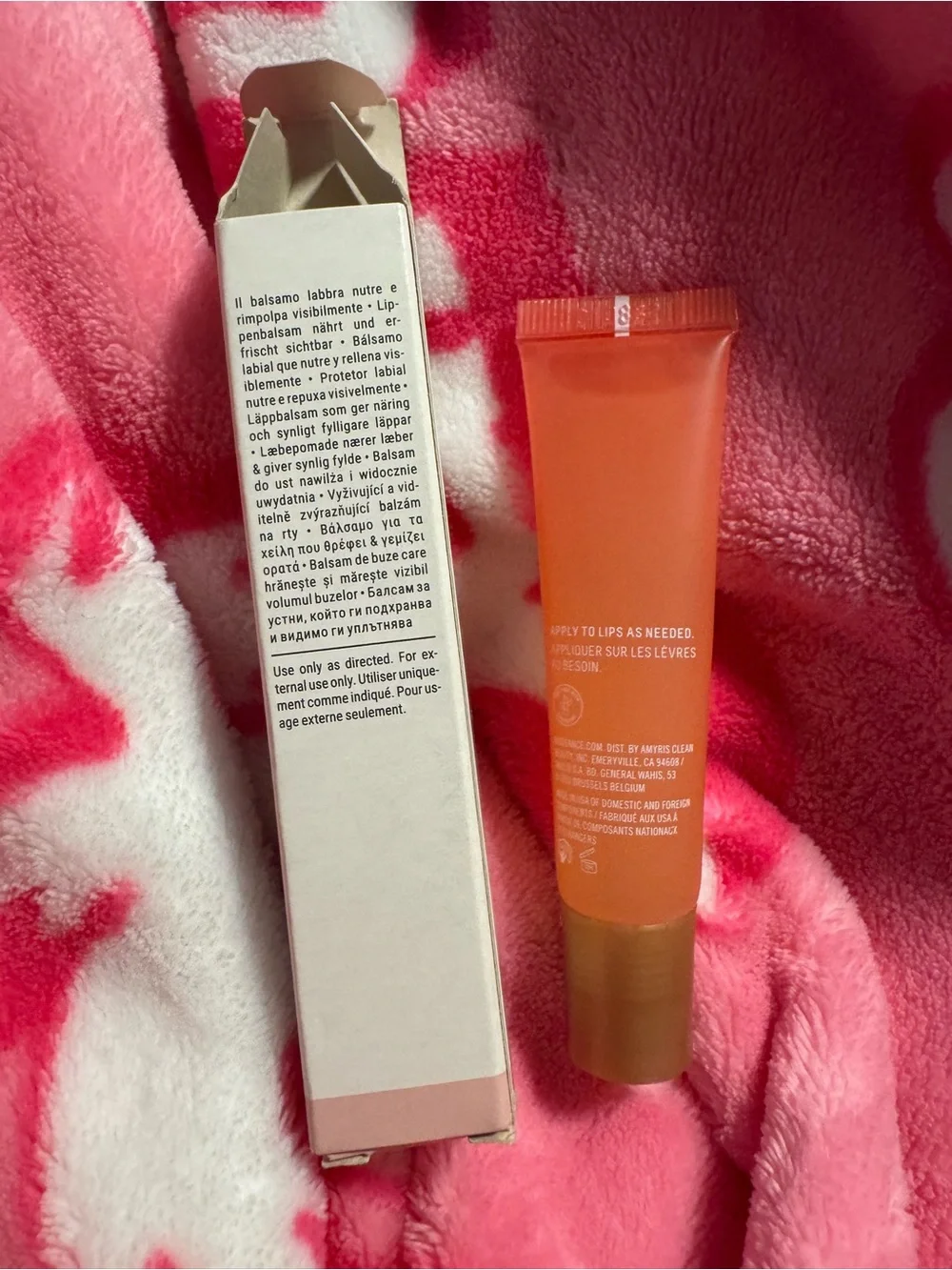 Biossance Squalane + Rose Vegan Lip Balm — New in Box